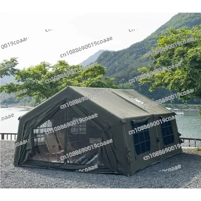 17.2-inch large size waterproof base fabric inflatable tent suitable for family parties and camping