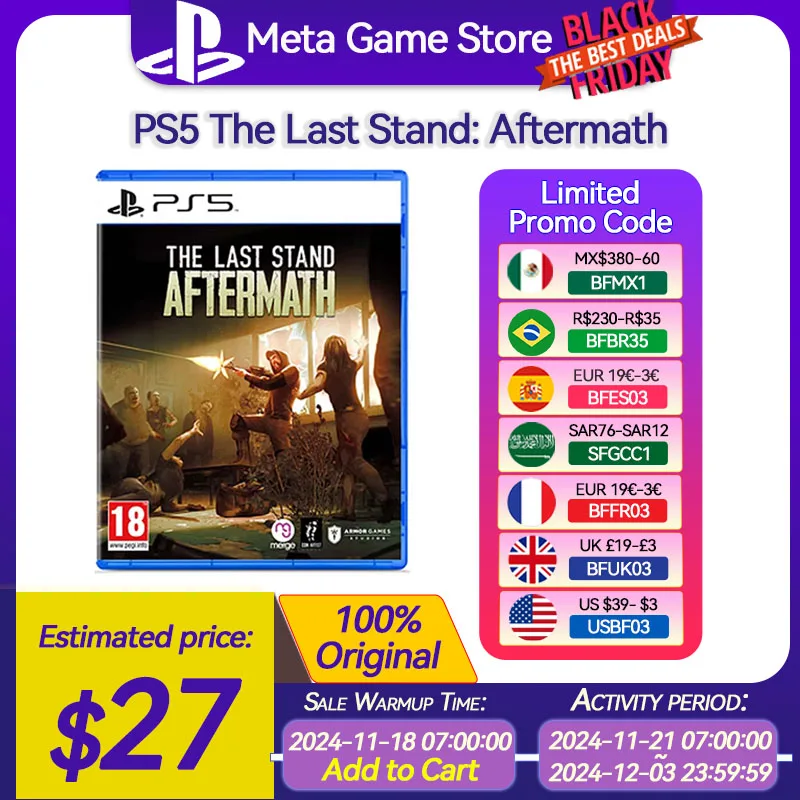 Sony PlayStation 5 The Last Stand: Ofertas de juegos de posventa PS5 físico para consolas de juegos de versión CD PlayStation5 PS5