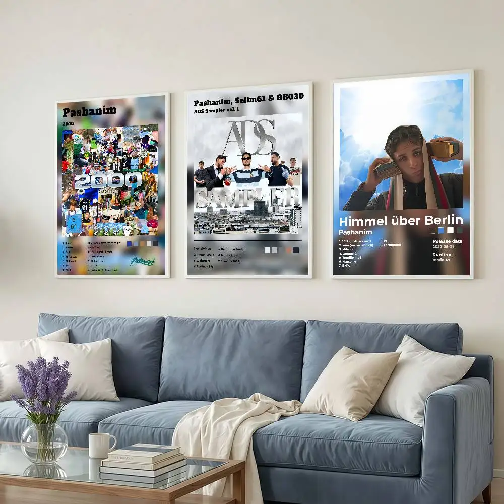 Rapper Pashanim Poster, Wanddekorationen für Schlafsäle, Schlafzimmer und Wohnzimmer, Geschenk