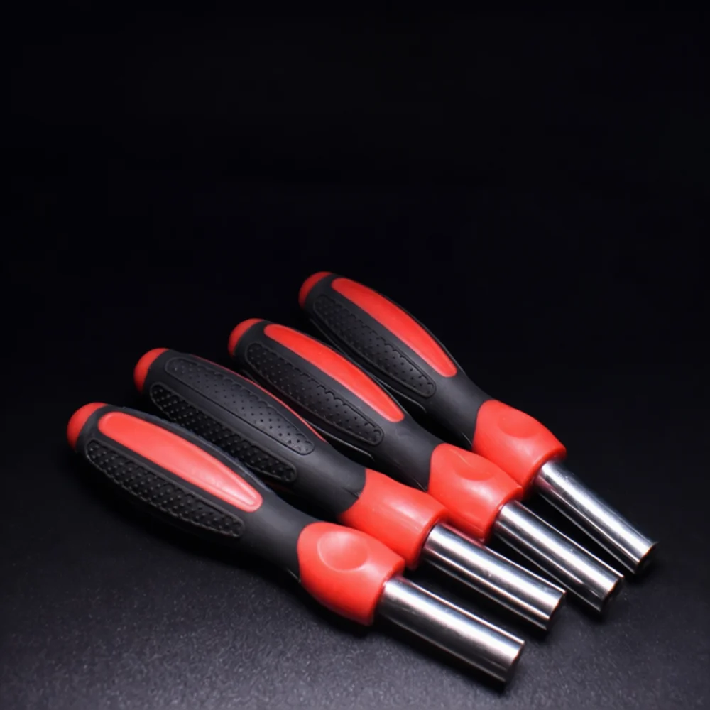 Comfortable Handheld Screwdriver Bit Driver 6.35mm Interface Manual Power Tool Accessory For Professional Repair Work