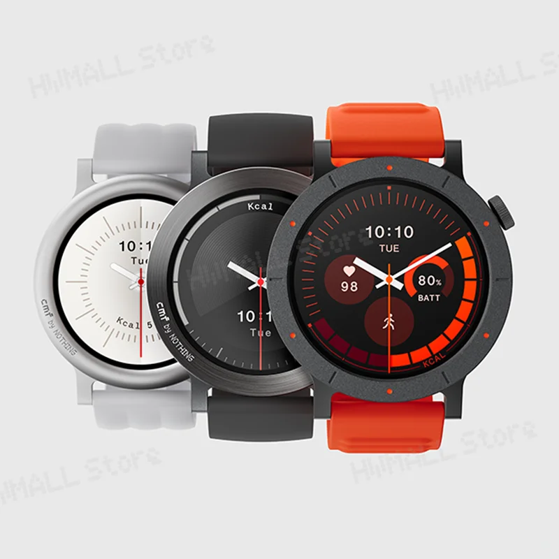 الإصدار العالمي CMF Watch 3 Pro 1.43 بوصة AMOLED ثنائي النطاق GPS بلوتوث مكالمة IP68 مدمج ثنائي النطاق GPS عمر البطارية 13 يومًا #6