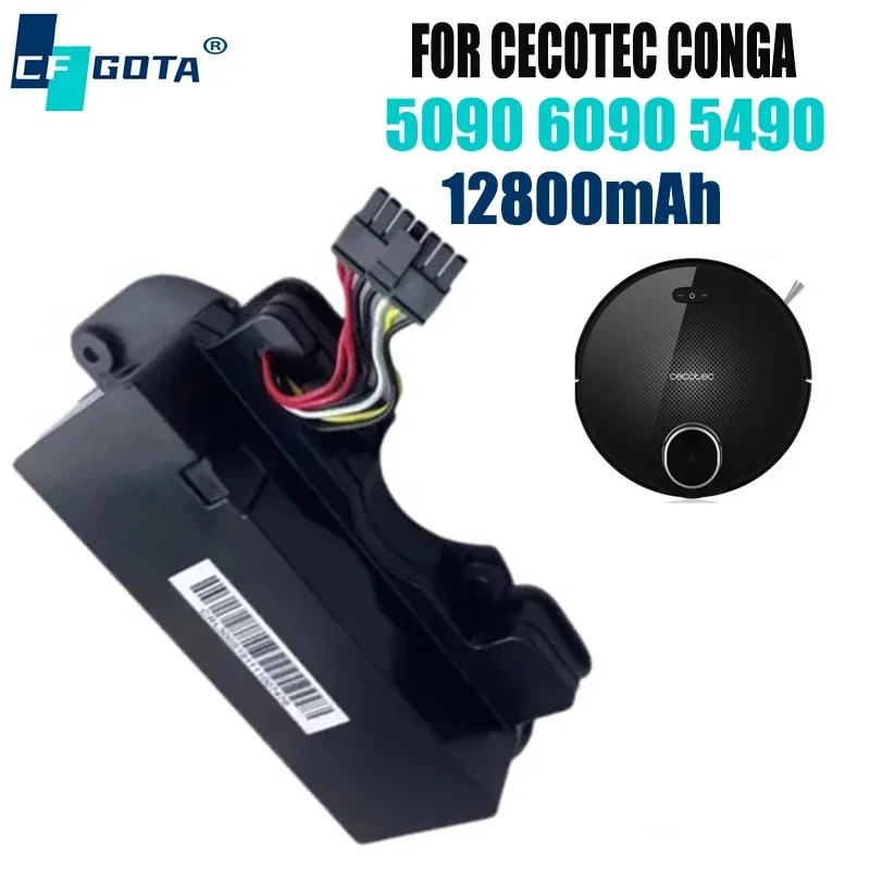 

14.8V 12800mAh 100% New CECOTEC CONGA 5090 6090 5490 Mopping Robot Battery Pack Netease Intelligent Manufacturing NIT Model