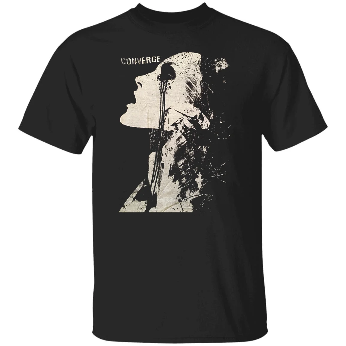 Converge Band Men T-Shirt Black Short Sleeve