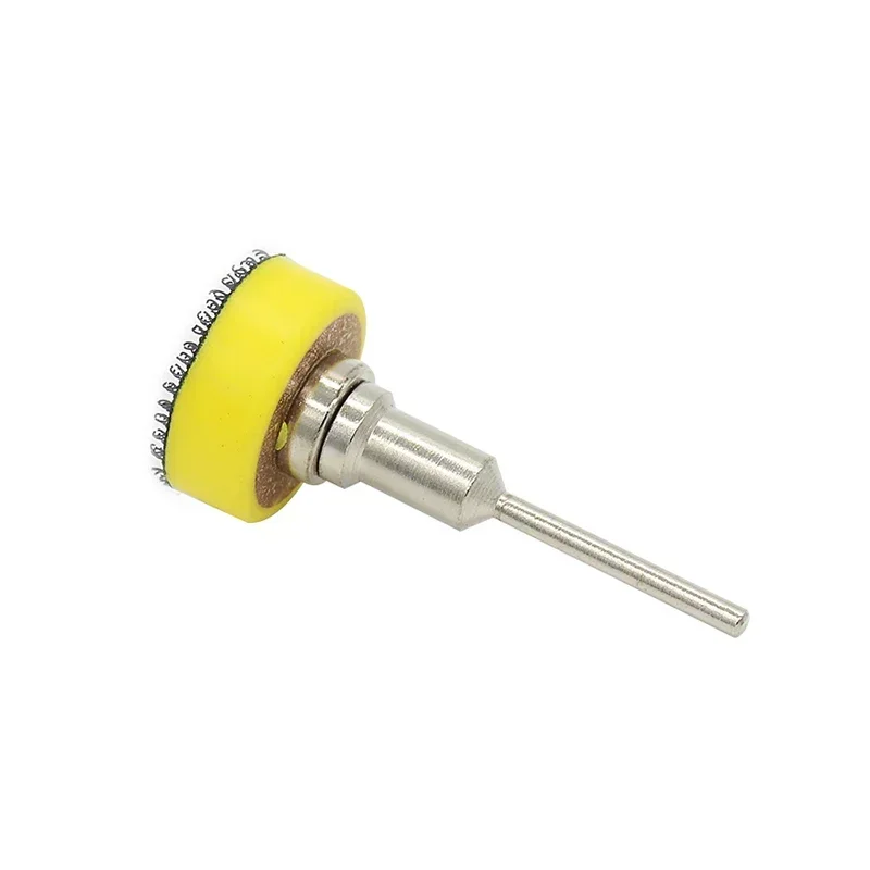1inch Disc Sandpaper Abrasive Pad Sanding Polishing Pad W/ 3mm Shank Polishing Tool Works With Electric Grinder NEW