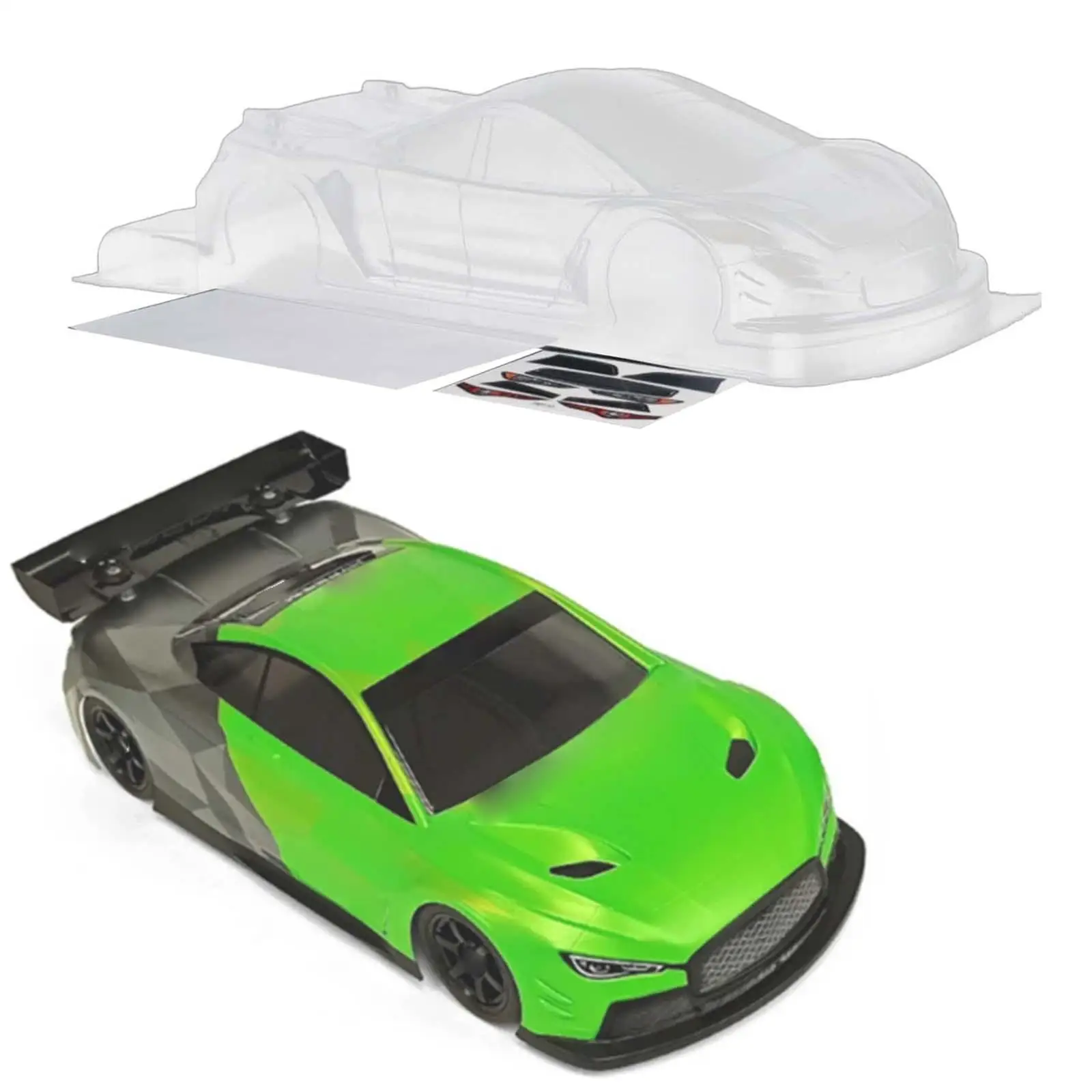 Wielbasis 210Mm Harde Schaal Onderdelen Met Sticker Afgewerkt Carrosserie Shell Voor 1:10 Schaal Rc Auto Diy Modificatie Onderdelen Accessoires