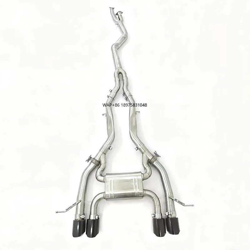 

GDR Stainless Steel Catback Valvetronic Valved Exhaust Tip for M2 F80 M3 M4 M5 F82 F87 F90 G80 G82 G83 G87 3.0T S55 Car