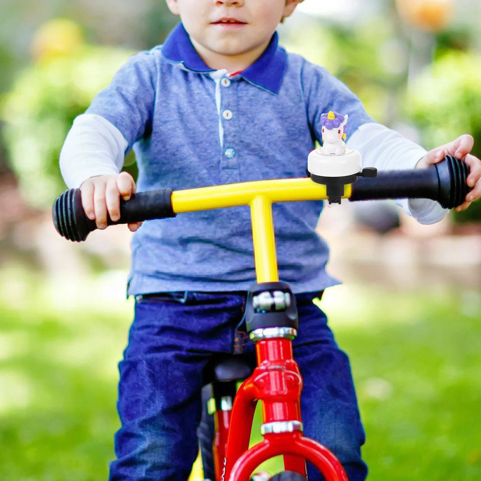 

Bicycle Horn for Kids Unicorn Themed Bell Ring Cute Cycling Chime Safety Warning Bell for Scooters Handlebar Gift