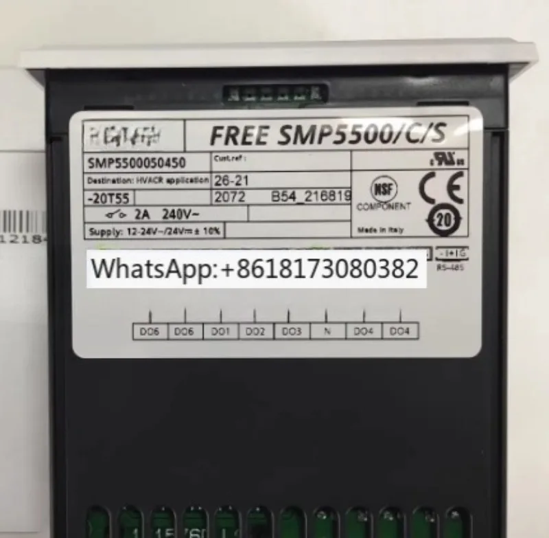 

SMP5500/C/S SMP5500 SMP5500050402 Programmable temperature controller