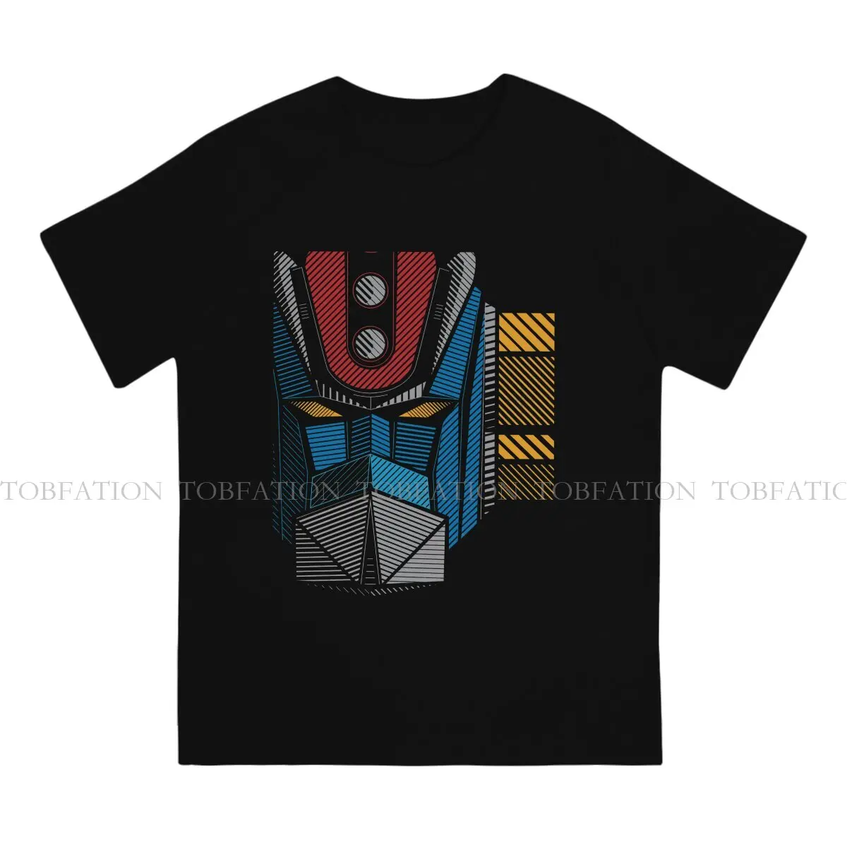 Anime UFO Robot Grendizer Actarus Full Classic Cotton T Shirt Harajuku Homme Men's Tshirt O-Neck Men Tops