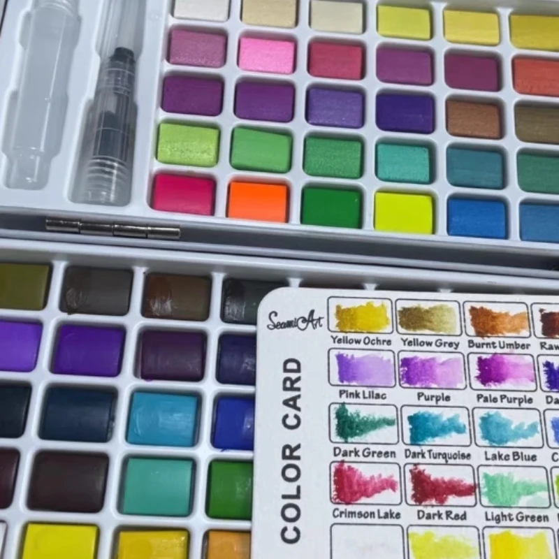 90 Color Solid Watercolor Set 5