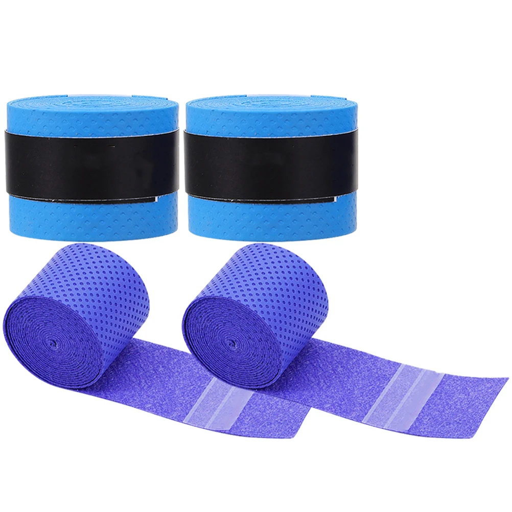 

4 Pcs Grip Drumstick Anti-slip Belt Sweat Band Water Viscous Pu Shockproof Wrap