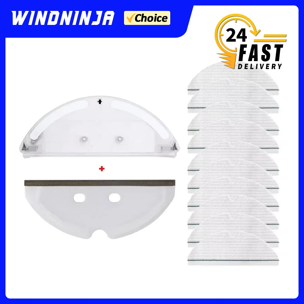 Mop Cloth Water Tank Mop Rack For Xiaomi For Roborock S50 S54 S55 S5 Max S6 S6 Pure S6 MaxV T6 E35 E2 E4 Disposable Spare Parts