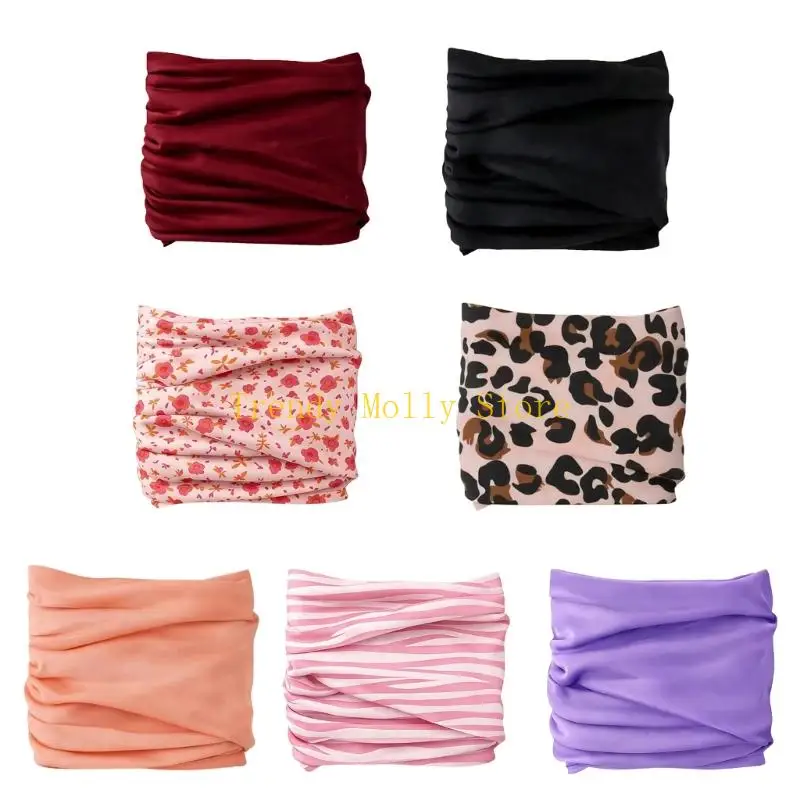 

N5KB Adjustable Curly Pineapple Head Wrap Suitable For 55 60cm Head Circumference Great For Yoga Running