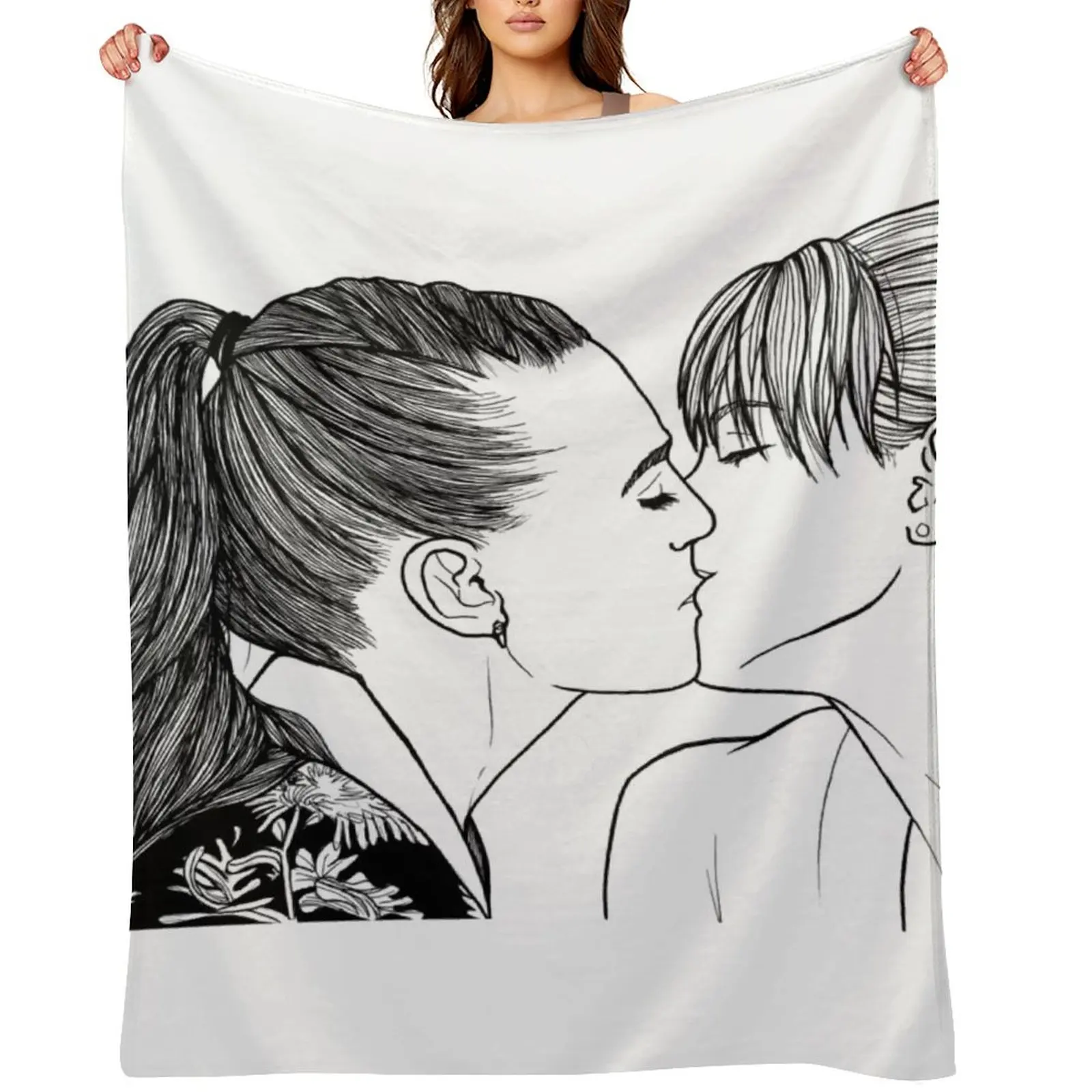 

Supercorp sweet kiss Throw Blanket Giant Sofa Sleeping Bag Luxury warm winter Blankets