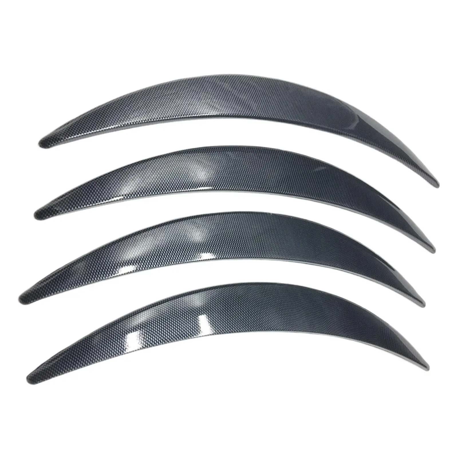 4Pcs Generic Car Wheel Eyebrow Arch Trims Replace for Auto Body