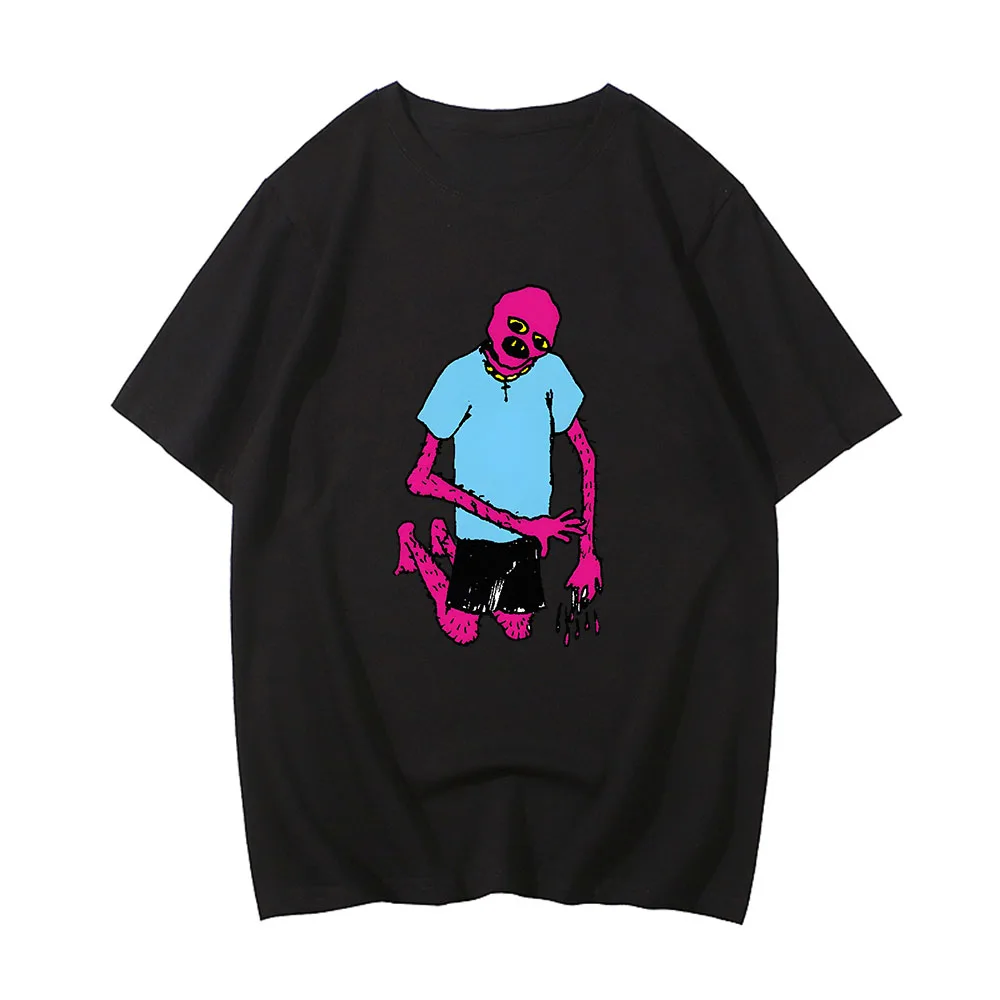 Hip Hop Tylerr The Creator T Shirts 100% Cotton Funko Pop Tshirts Female Manga/Comic T-shirts Cherry Bomb Streetwear High Street