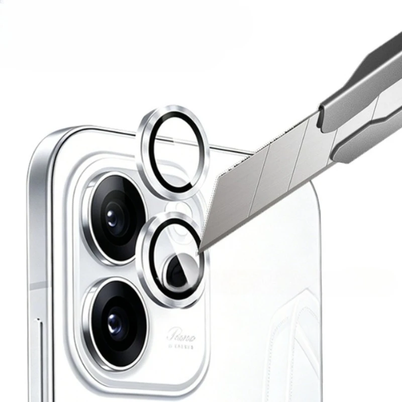 1 Set Lens Protective Film for OPPO Reno16 Pro 5G Metal Ring Camera Protectors for Reno16F 16FS 16C Lens Glass Film Cover