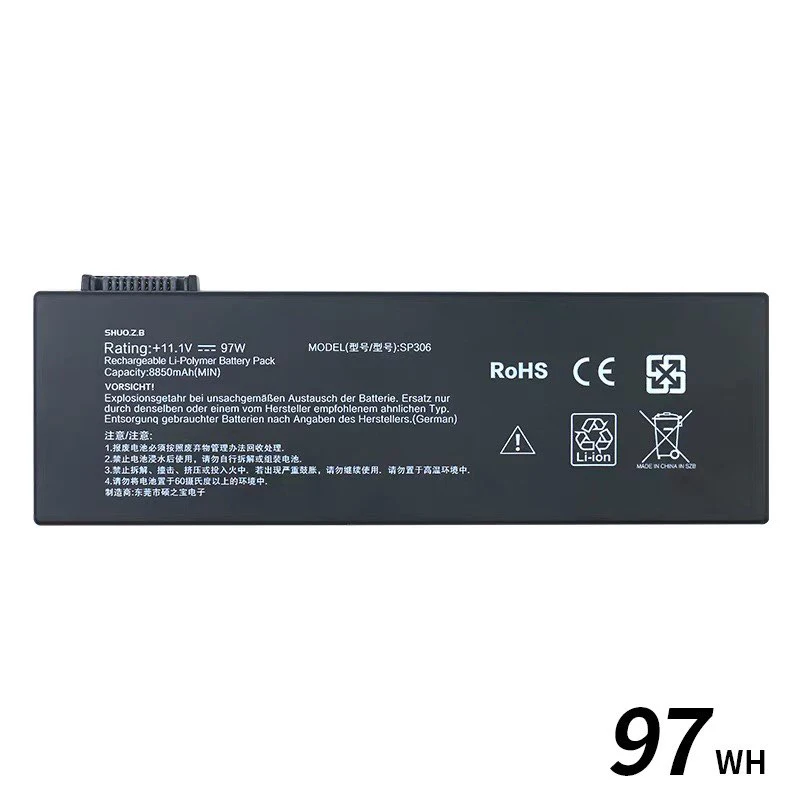 

SP306 SP306-2 SP305 SP304 SP303 Laptop Battery for Samsung SMP SIEMENS SIMATIC FIELD PG M3 M4 M5 M6 11.1V 97Wh/8850mAh