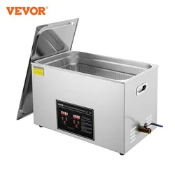 Vevor ultraschall reiniger mit digitaler timer & heizung schmuck ultraschall reiniger edelstahl beheizte reinigungs maschine