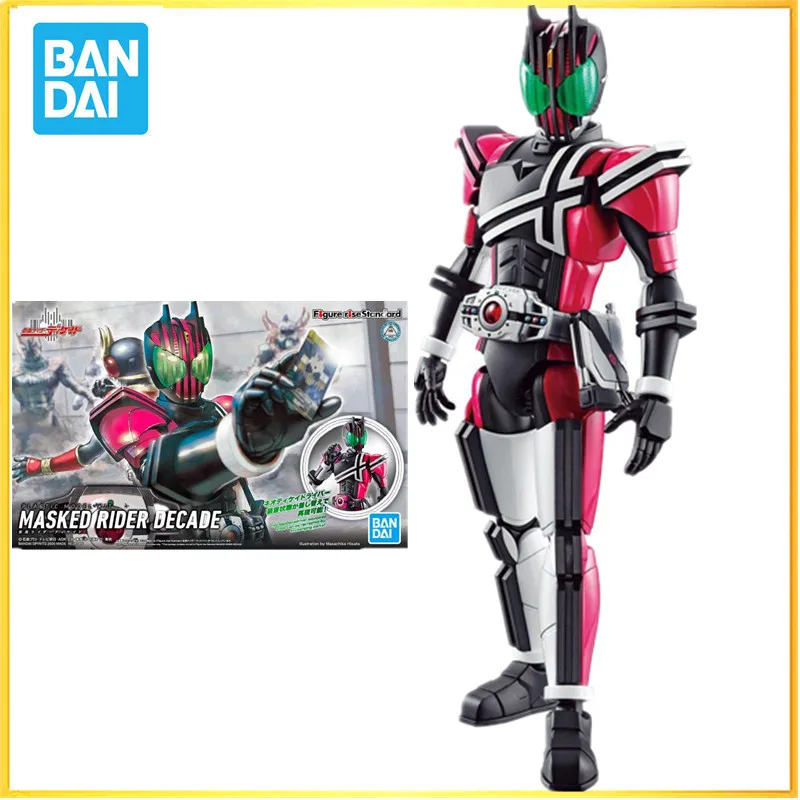 Bandai Genuine Figure-rise Standard Assembled Model Toys MASKED RIDER DECADE Kamen Rider Joints Movable Anime Action Figure Toys