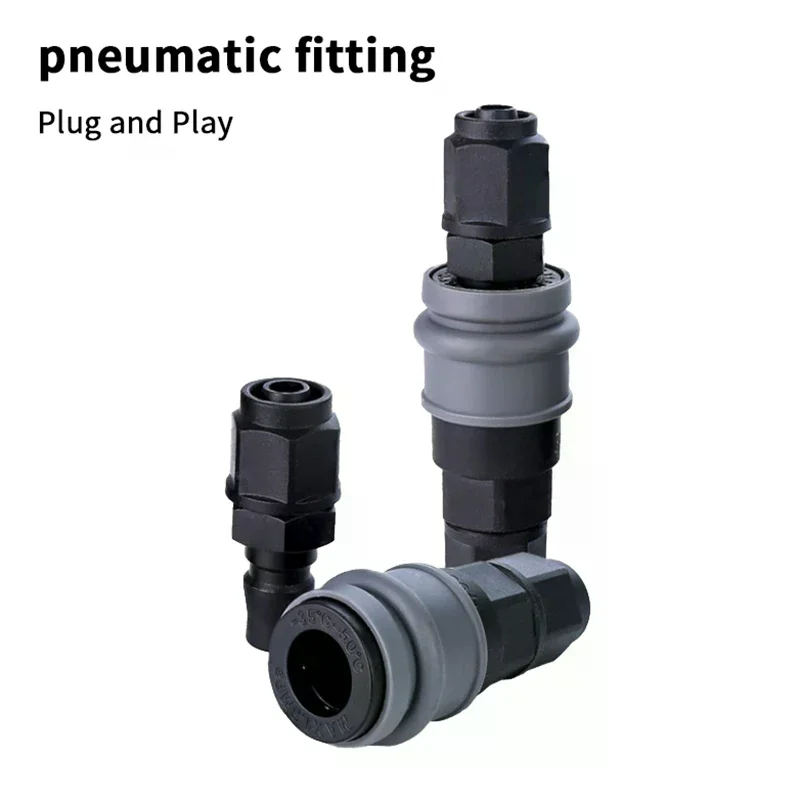 C-Type Self-locking Quick Connect Adapter Compressor Pneumatic Fittings 8/10/12mm Pneumatic Self-locking Quick Connector