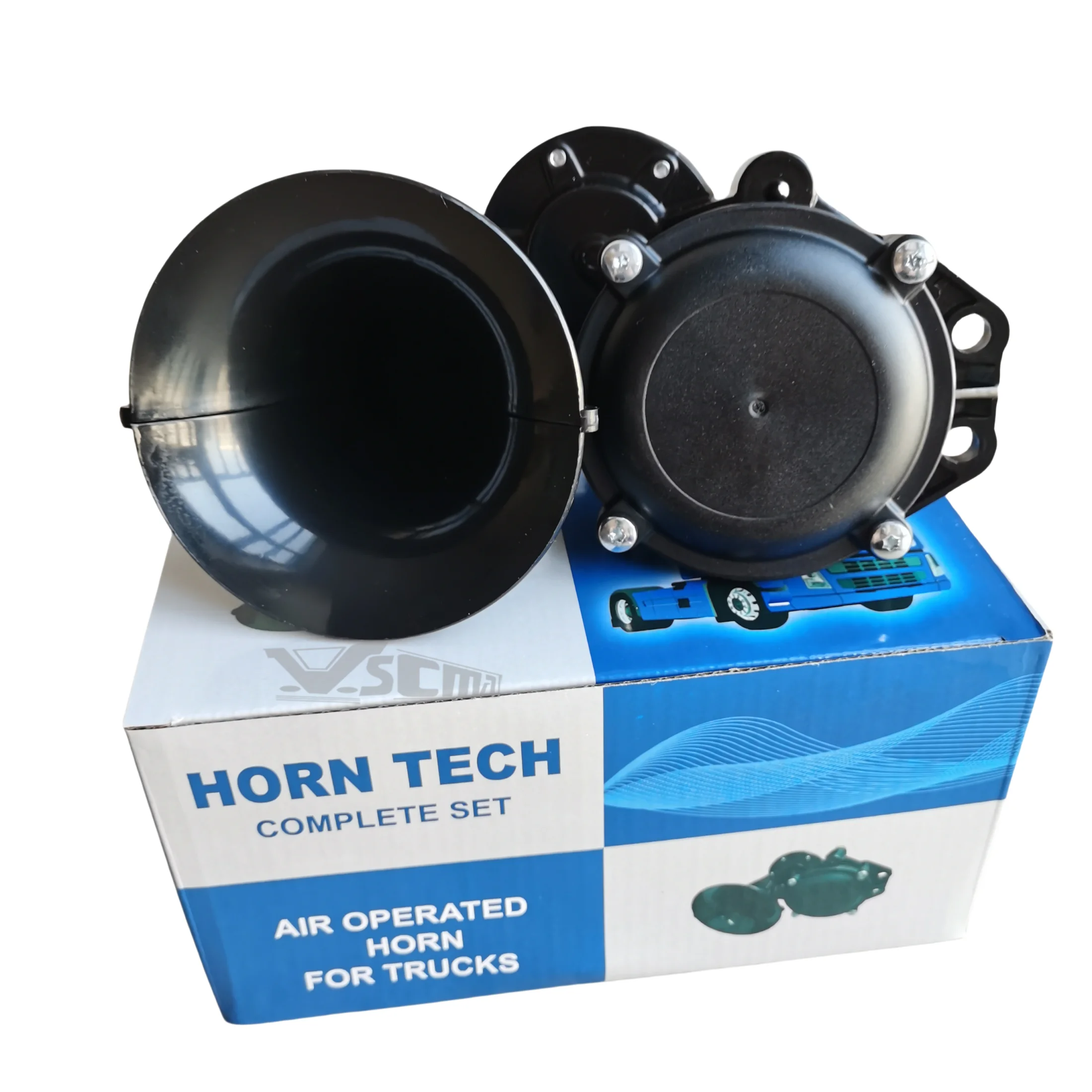 

1x Car Boat Motor Horn For Scania Scania For Volvo Snail Air Horn 48W 24V 300dB Truck Air Horn Modification Speaker