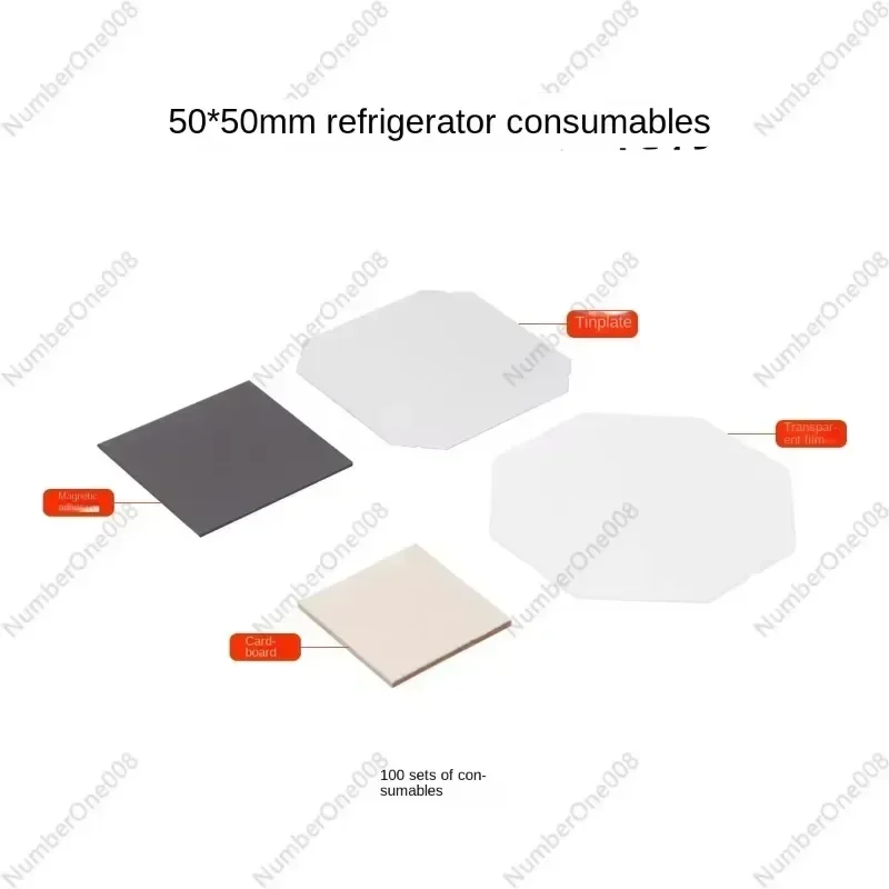 50*50 Quadrato Magnete da Frigorifero Macchina Rettangolo Rettangolo Grezzo Flessibile Magneti Magnete da Frigo Stampo Taglierina Materiale