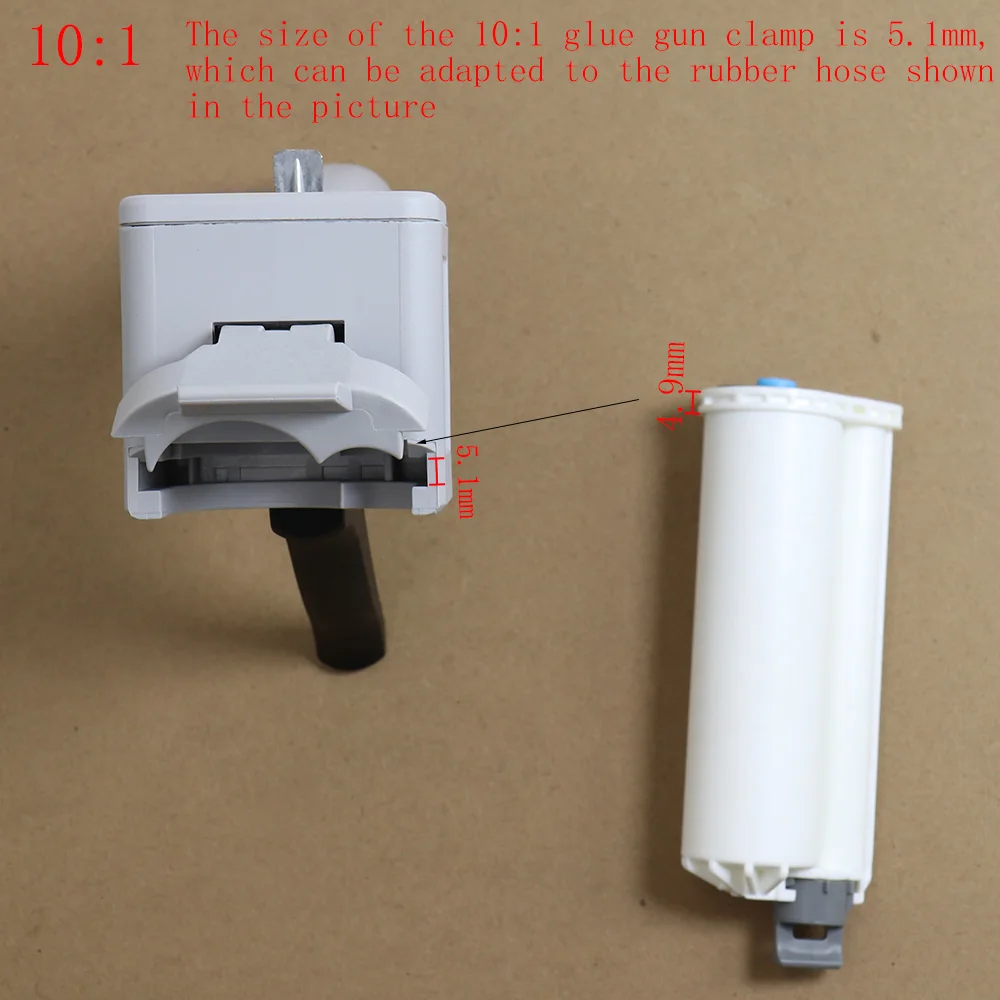 50ml Zwei Komponente AB Epoxy-dichtungsmittel Kleber Gun1:1 2:1 applikator Kleber Adhensive Squeeze Gemischt Handkartuschenpistole Dispenser – Detail 6
