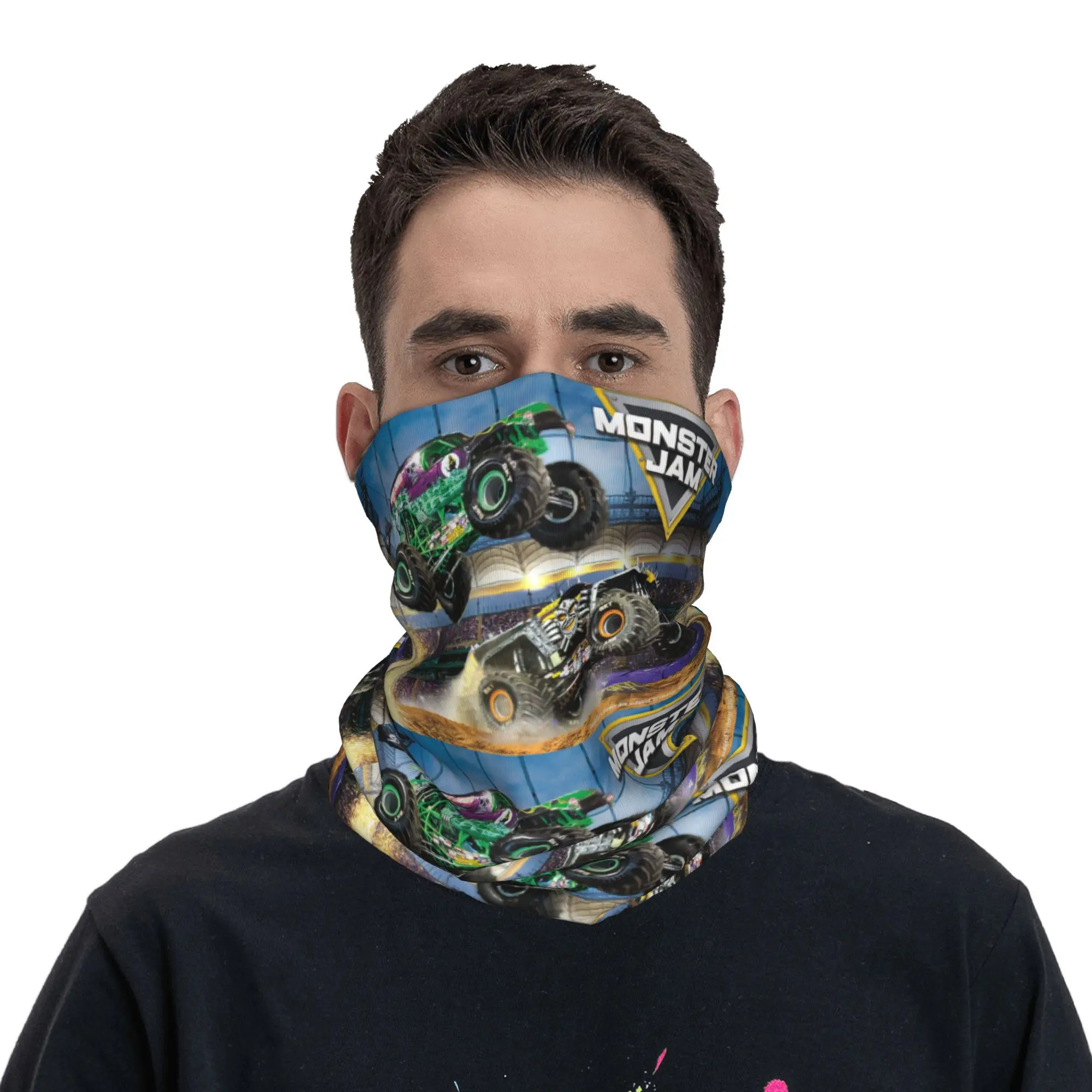 الكلاسيكية الوحش المربى نمط باندانا غطاء الرقبة قناع مطبوع وشاح متعدد الاستخدام أغطية الرأس الرياضة في الهواء الطلق للرجال النساء يندبروف