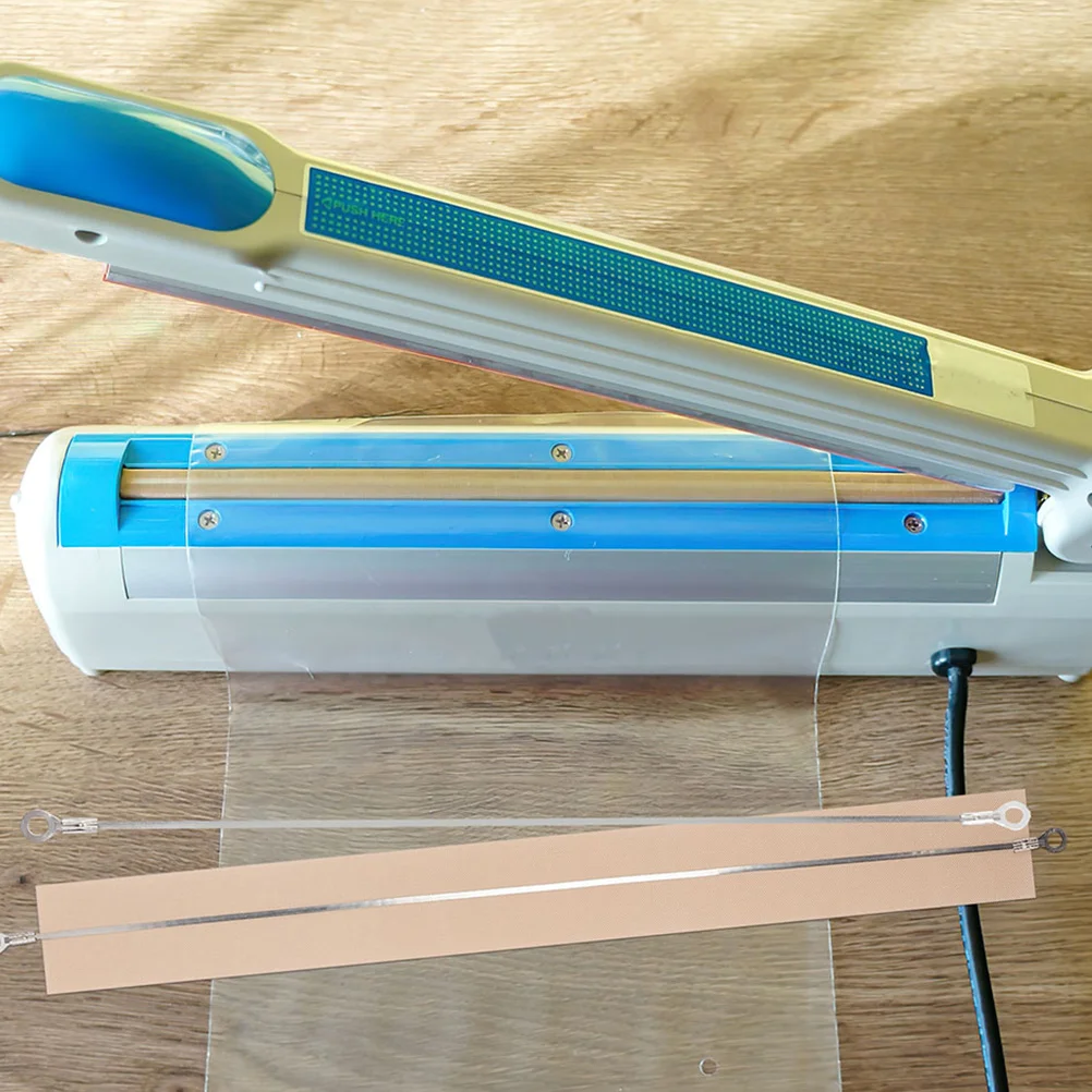 6Pcs Sealer Heating Elements Wire Replacement for Sealing Machine High Temperature Resistant Aluminum Strip Reliable Seal Effect