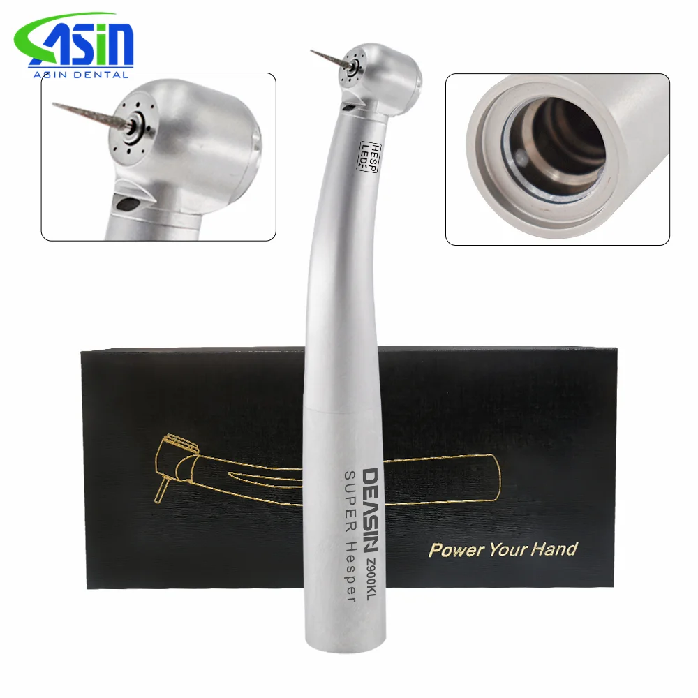 Dental Fiber Optic Handpiece Z900KL Torque Head Air Turbine Ceramic Bearing Dentist Tool Compatible with KaVo 2/4/6 Hole Connect