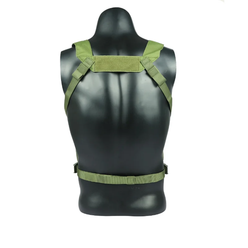 Tactical Airsoft Vest Exército Peito Rig Armadura Transportadora X Harness Rifle Pistola Revista Bolsa 5.56 7.62 Saco de caça ao ar livre