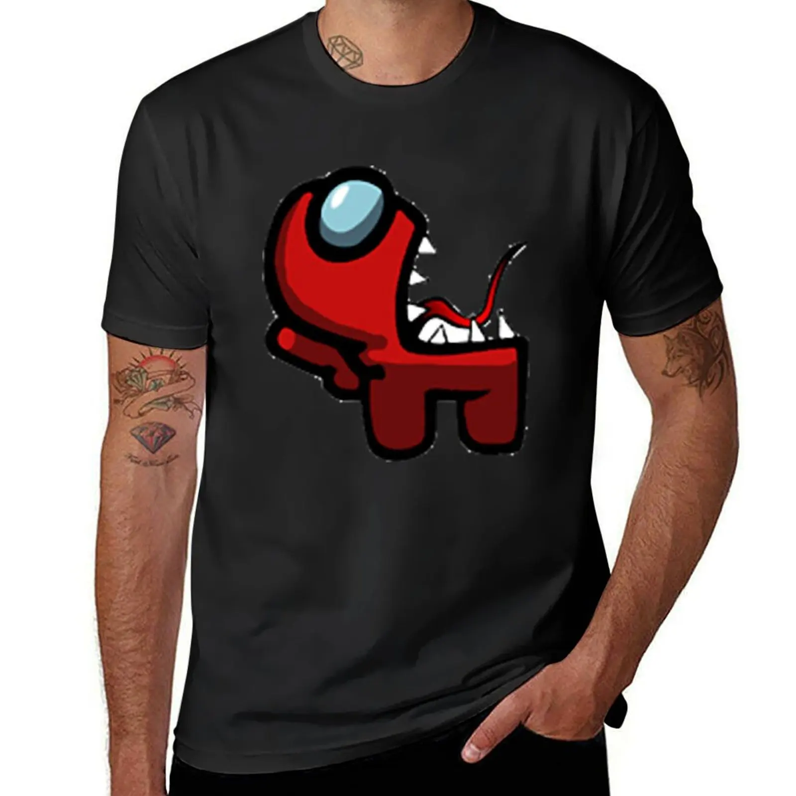 My angry astronaut T-Shirt sweat vintage boys animal print plus size tops fitted t shirts for men