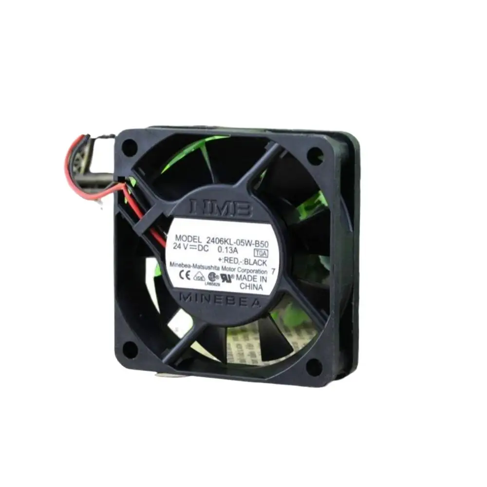 

60mm Fan for NMB 2406KL-05W-B50 24V 0.13A Dual Ball Bearing 6cm Server, Inverter, and Industrial Cooling