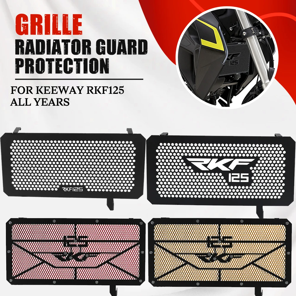 

FOR Keeway KEEWAY RKF125 Accessories RKF 125 RKF-125 Motorcycle CNC Radiator Grille Guard Cover Oil Cooler Protector
