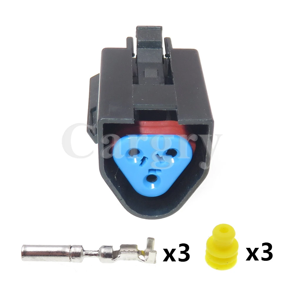 1 Set 3P 3-1437712-1 7-1437710-9 AC Assembly Car Waterproof Socket Auto Wire Cable Male Female Docking Connectors