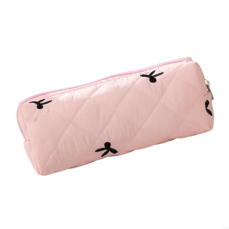Y5lb Bowknot Print Pencil Case Case High емкость