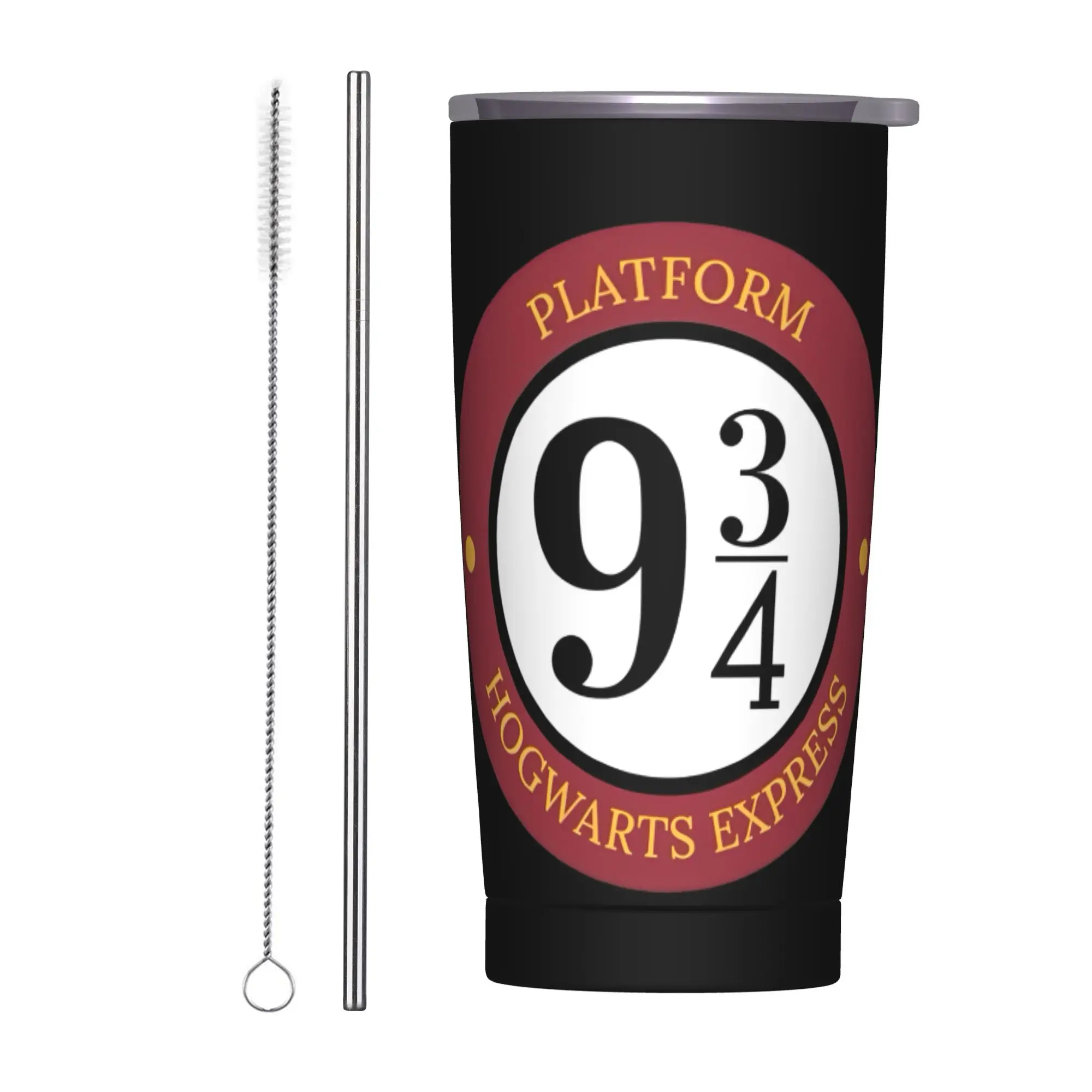 Vaso Térmico de Acero Inoxidable, Diseño de la Película Harry Potter, Tazas Térmicas Portátiles para Bebidas Frías y Calientes, Botella de Agua para Viajar