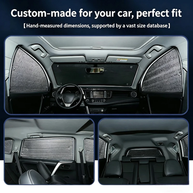 

For Jaecoo J7 Accessories Chery Tansuo 06 2023 2024 2025 Car Window Covers Aluminum Foil Sun Shade Block UV Protector Sun Baffle