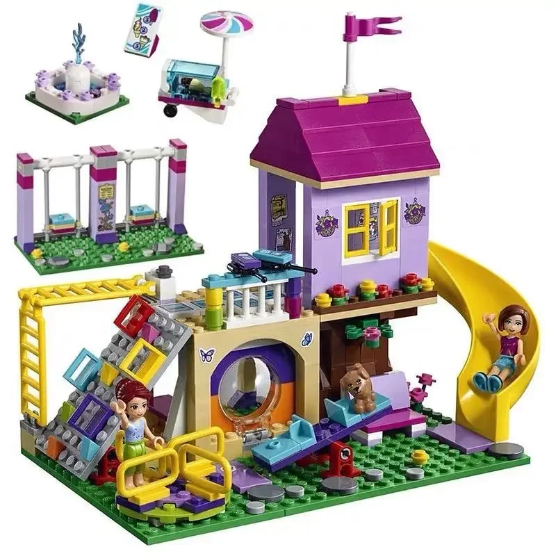 NEW IN Friends 41325 Girl Heartlake City Playground Building Blocks Bricks Education Sets Toys For Girls Birthday Christmas Gift