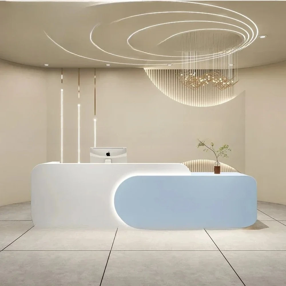 Luxury Reception Desk Service for Beauty Salon and Spa, Clothing Shop Front Desk, Cashiers, and Furniture