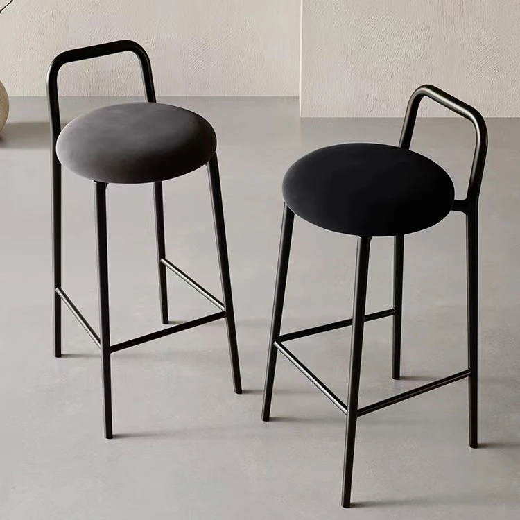 

m Modern Kitchen Chair Office Design Nordic Home Bar Stool European Metal Bar Furniture Decoration m