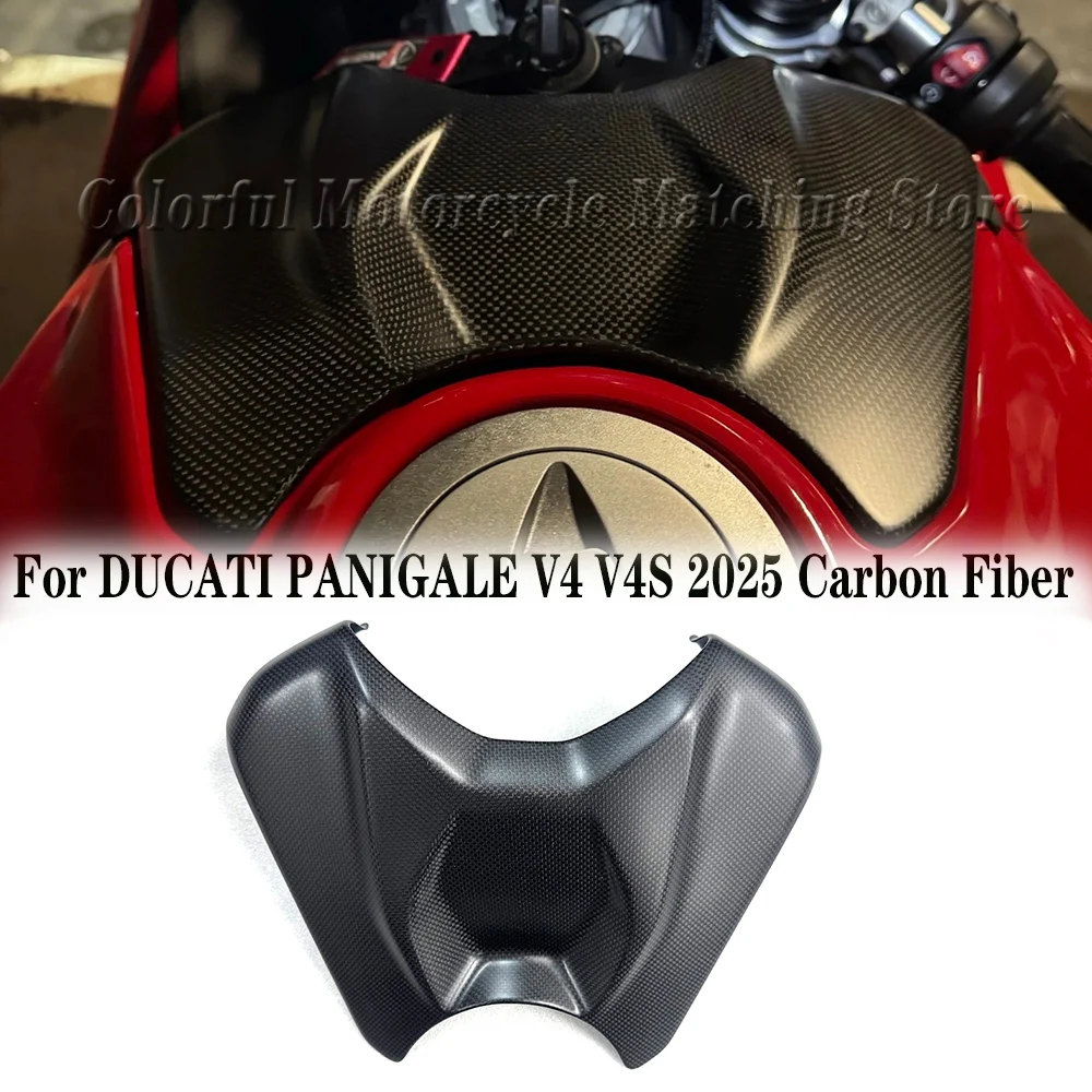 

For DUCATI Panigale V4 V4S V4R SP 2025 Carbon Fiber Battery Cover Front Fairing Fuel Tank Airbox Cover Motorcycle Modified Parts