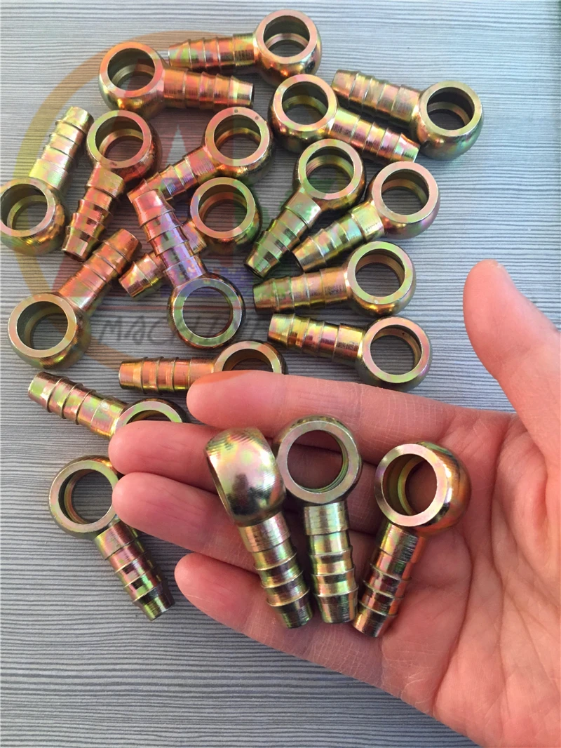 10PCS Diesel Tube Connecting Joint for  Oil Return, Inlet Oil,  Pump Connecting,   Repair Tool Kits