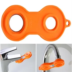 1/2Pc Water Outlet Universal Wrench Faucet Bubbler Wrench Disassembly Cleaning Tools Four Sides Available Bubbler Yellow Wrench