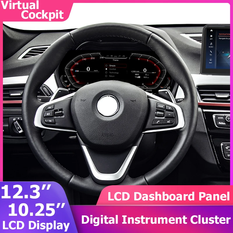 

Digital Virtual Cockpit Instrument Cluster For BMW 1/2 Series F20 F21 F22 120D 118D X1 X2 F48 F39 Speedometer Dashboard Panel