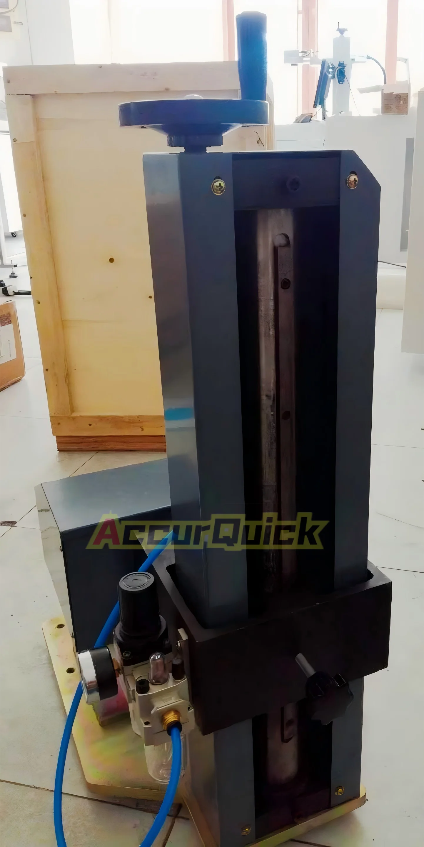 

AccurQuick Laser Desktop Windows Control VIN Tag Metal Plastic Nameplate Dot Peen Pin Marker Engraving Machine