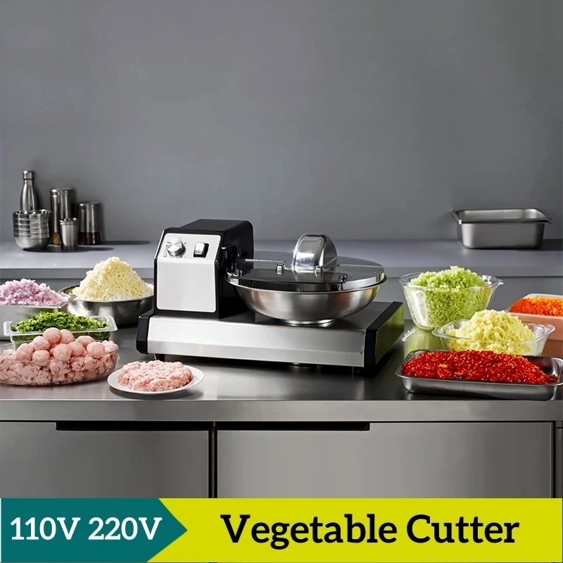 

High Quality Vegetable Food Chopping Machine 1500RPM Electric Beef Meat Mixing Cutter 5.5L Dumpling Stuffing Mixer