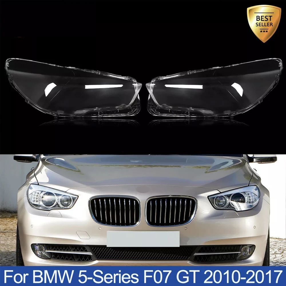 For BMW 5 Series GT F07 2010-2017 535i 530i 525i 520i Car Headlight Cover Headlamp Light Lampshade Glass Lens Case Shell