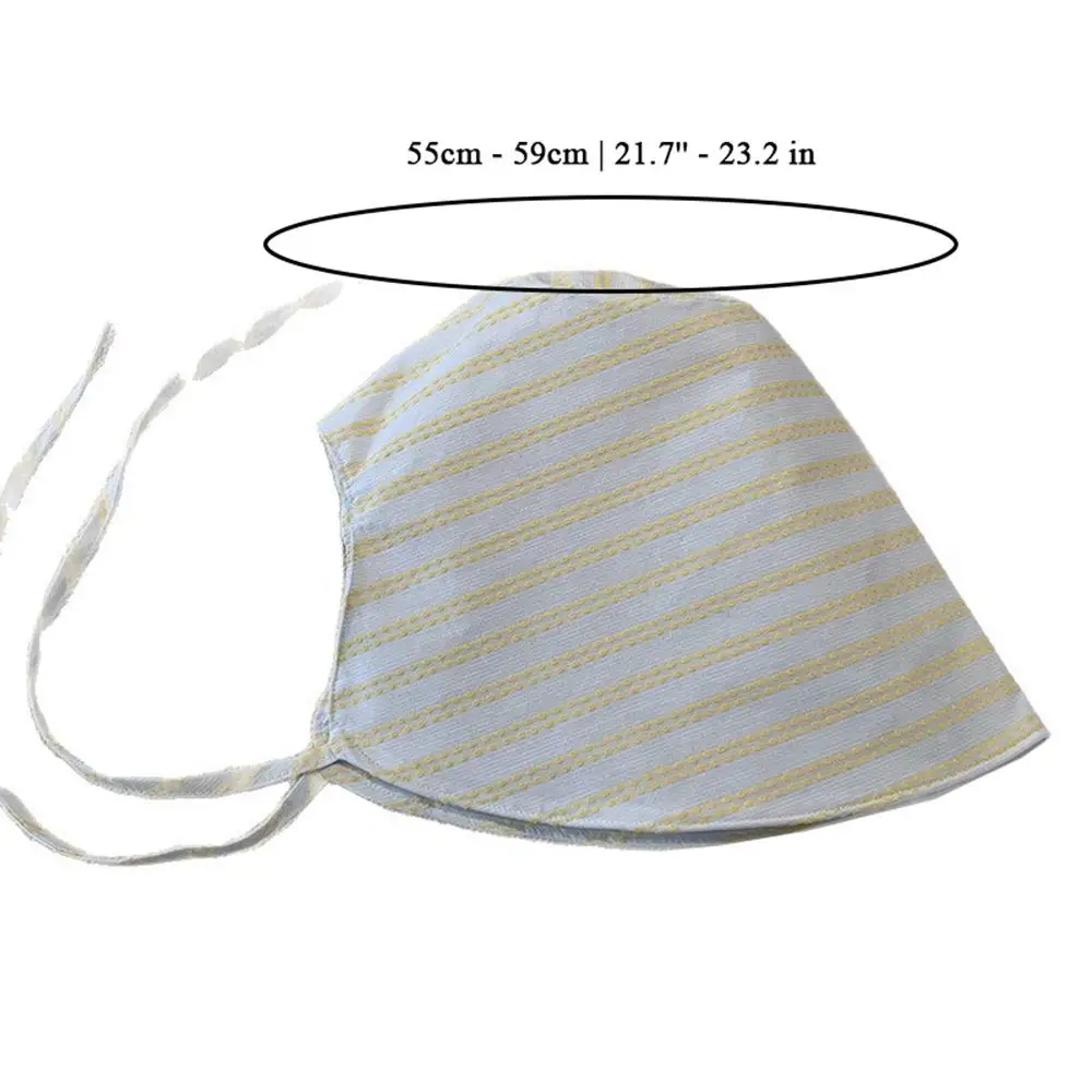 Candy Color Ponytail Sun Hat Outdoor Panama Beach Sun Cap Korean Spring Summer Striped Strap Bucket Hat For Women Men Foldable